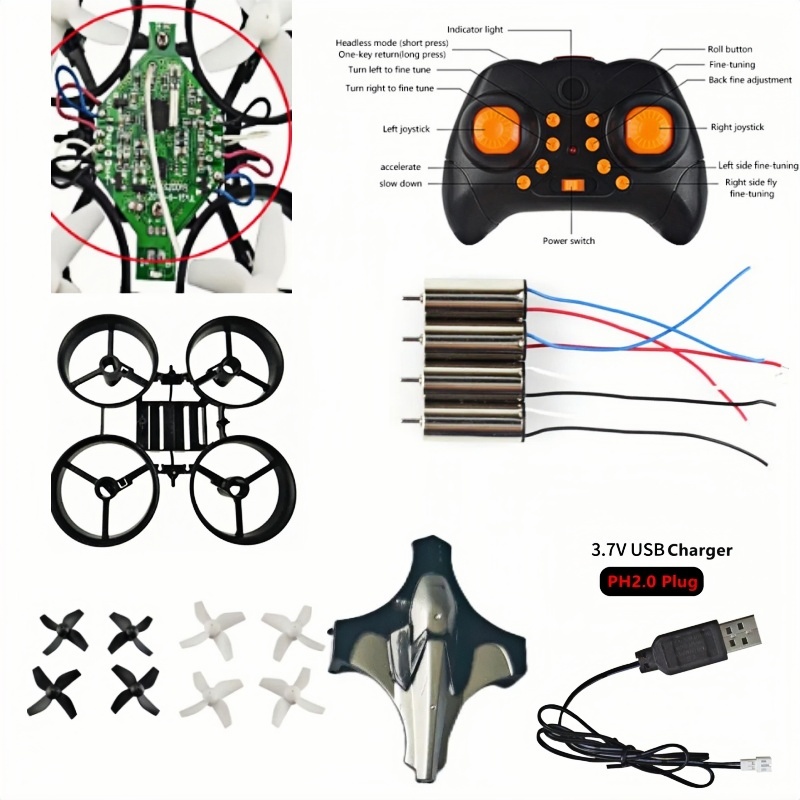 Complete DIY Drone Kit 2.4G 6A - Drone Racing Battery 评论和价格