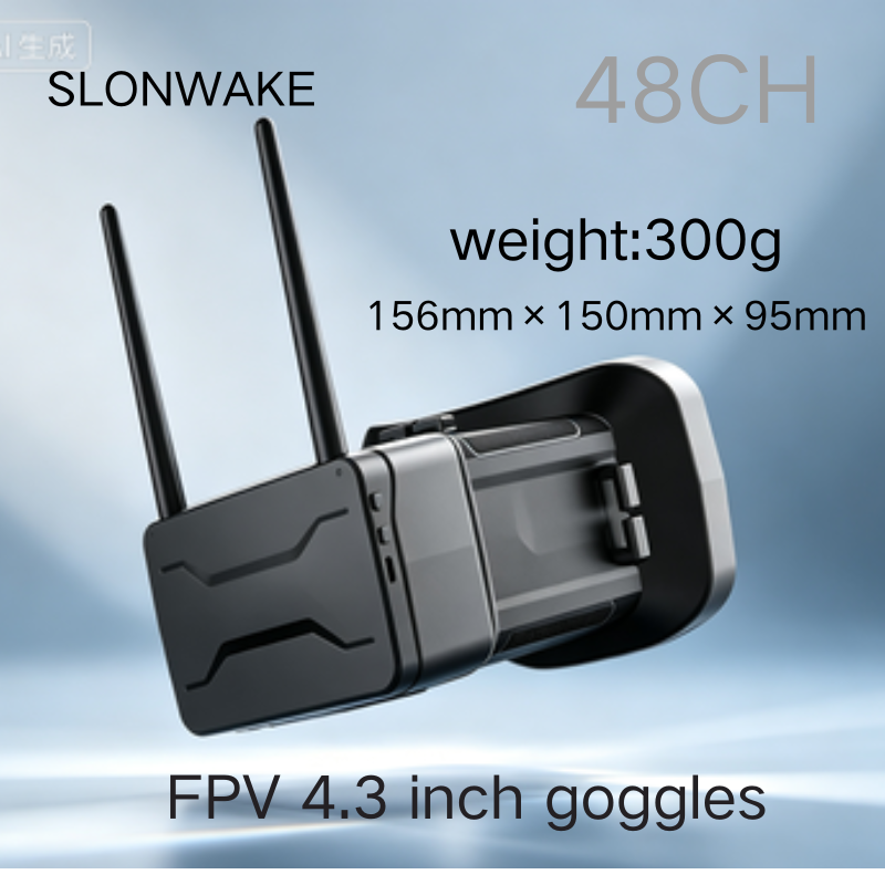 5.8G FPV Goggles 4.3 Inch 480* - Drone Racing Battery 评论和价格